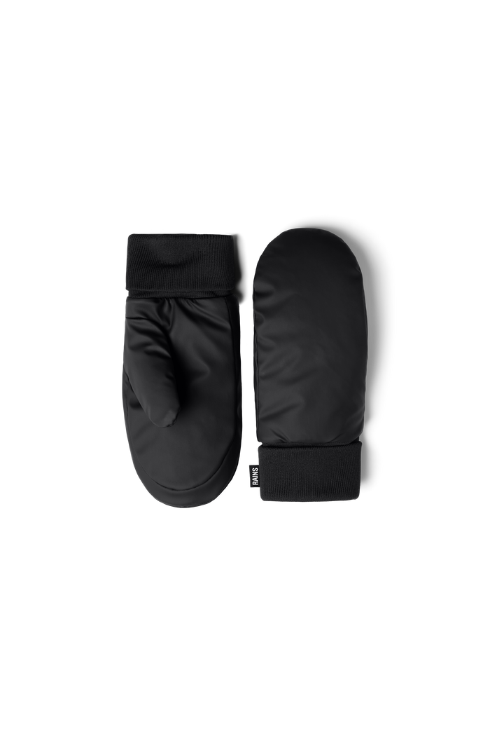 RAINS Alta Puffer Mittens Black Gloves & Mittens