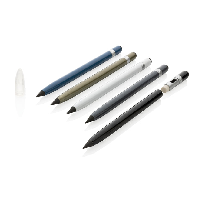 Aluminum Inkless Pen with Eraser