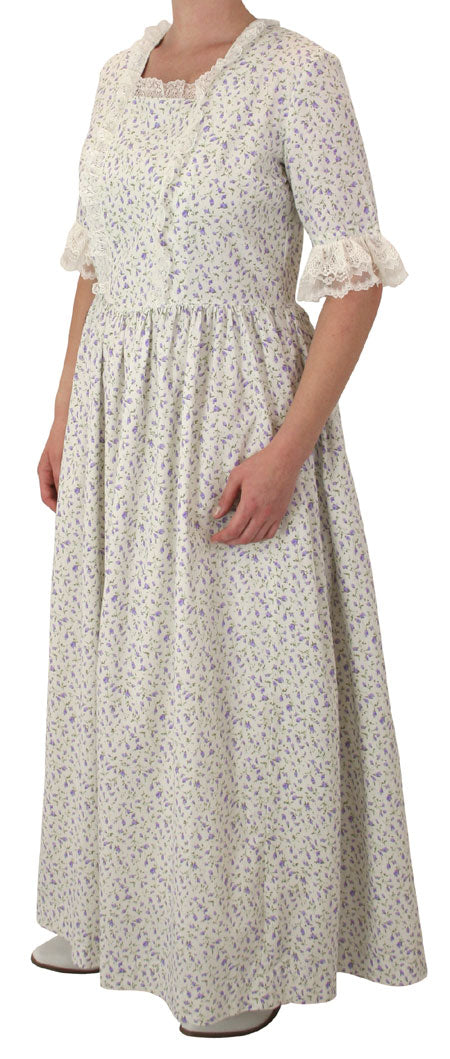 Amelia Dress - Purple Floret