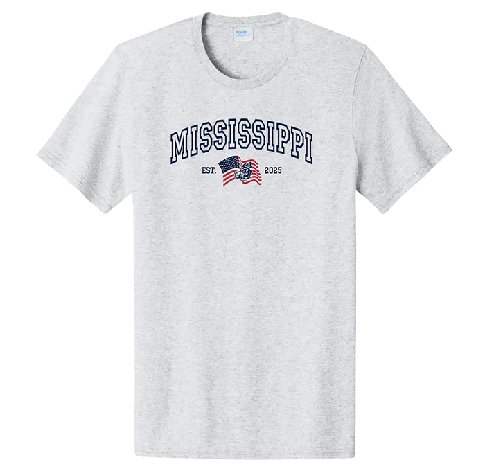 Americana Mississippi Tee - Grey