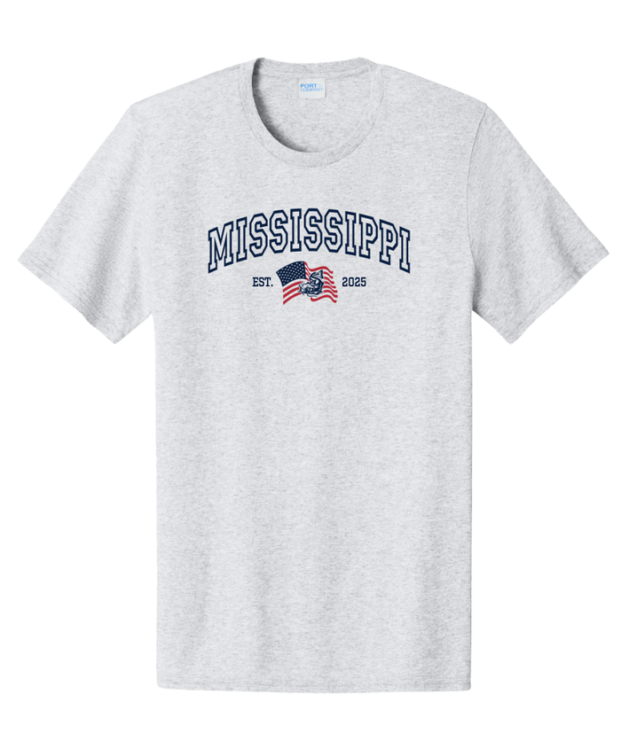 Americana Mississippi Tee - Grey