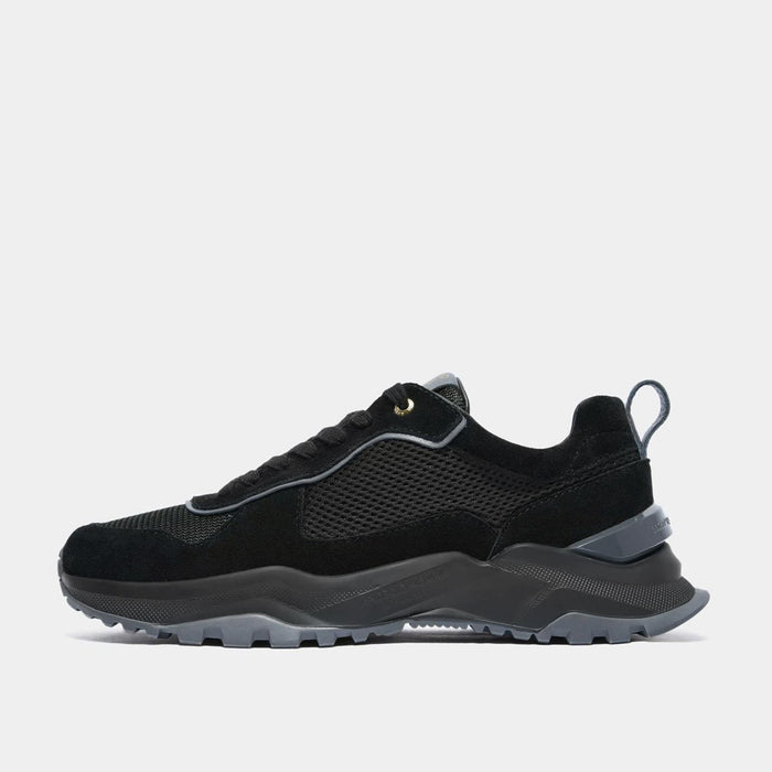 Android Homme - Leo Carrillo Trainers in Black Suede - Nigel Clare