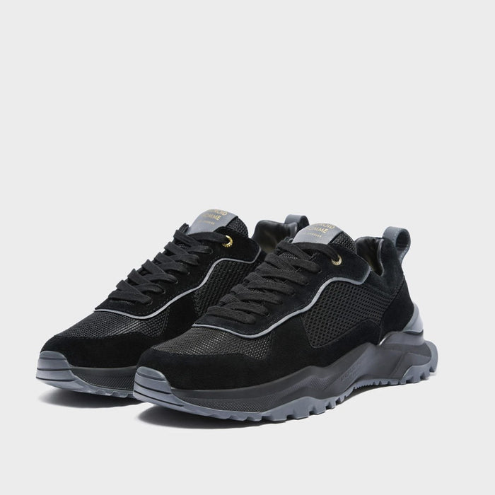 Android Homme - Leo Carrillo Trainers in Black Suede - Nigel Clare