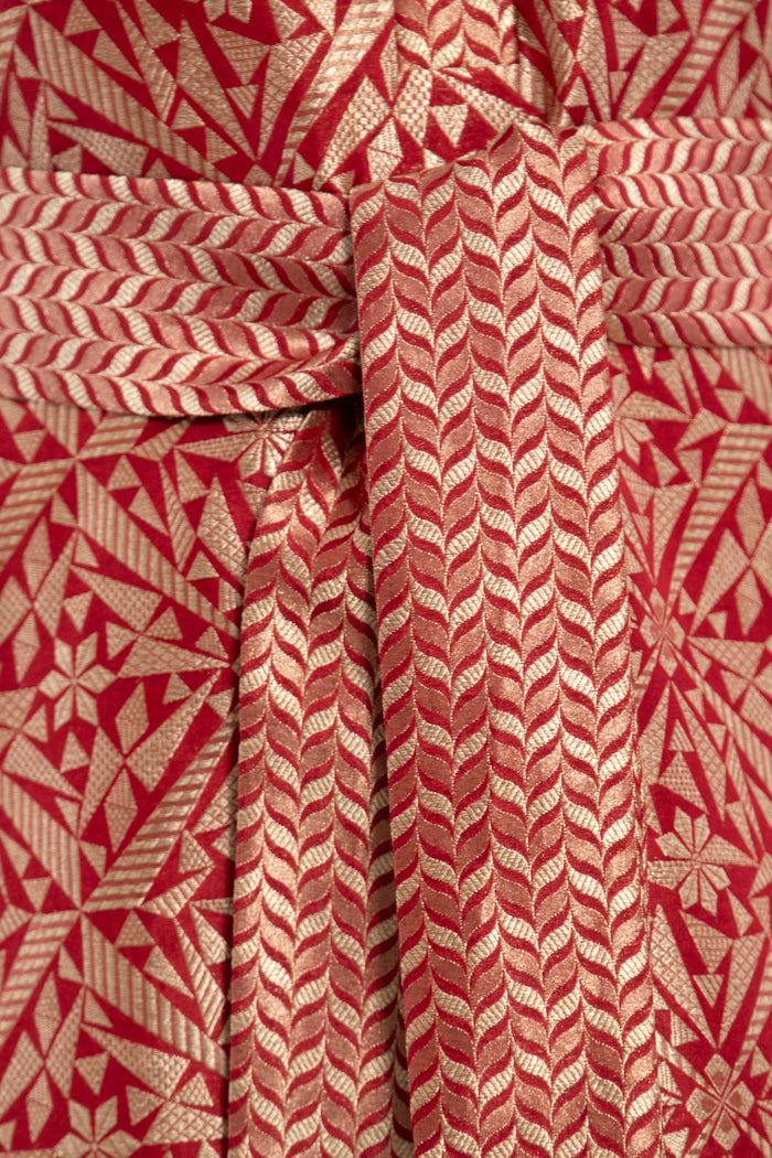 Anissa Silk Brocade Dress