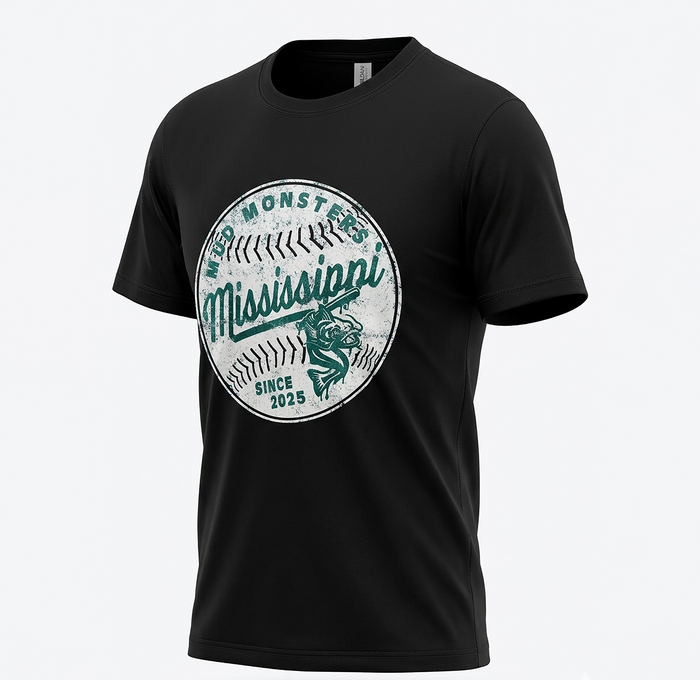 Antique Baseball Tee - Black