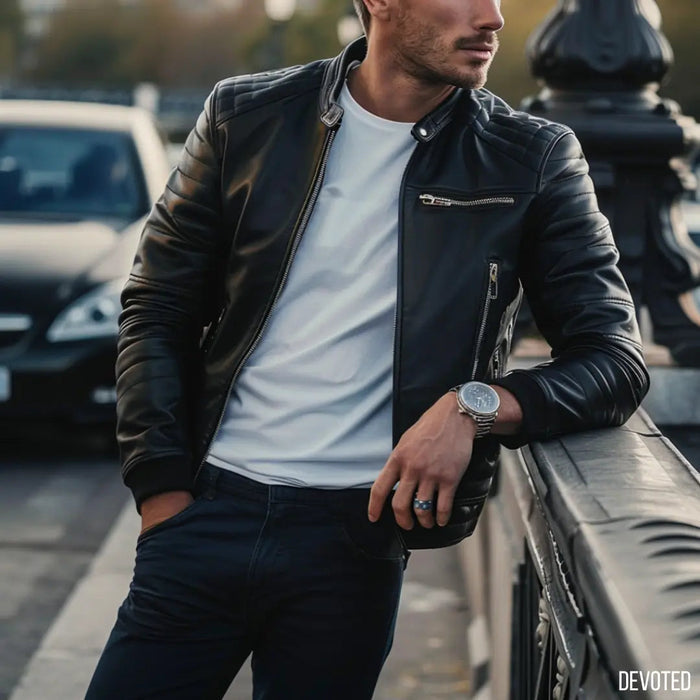 Armadillo Jacket - SALE Black - Nappa Leather