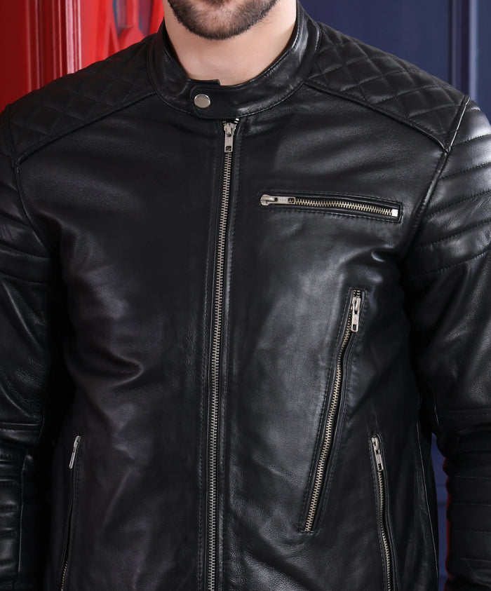 Armadillo Jacket - SALE Black - Nappa Leather