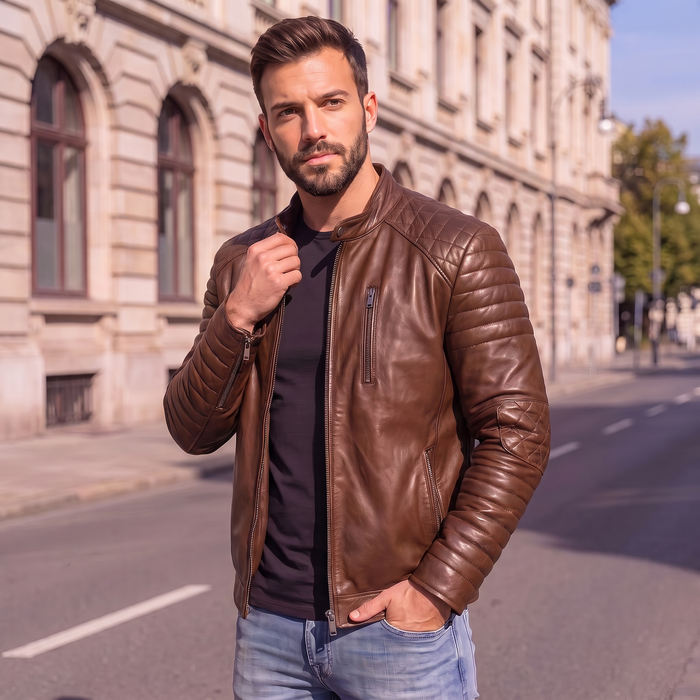 XS / Brown / Leather