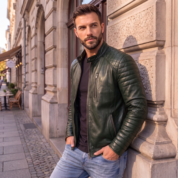 XS / Green / Leather