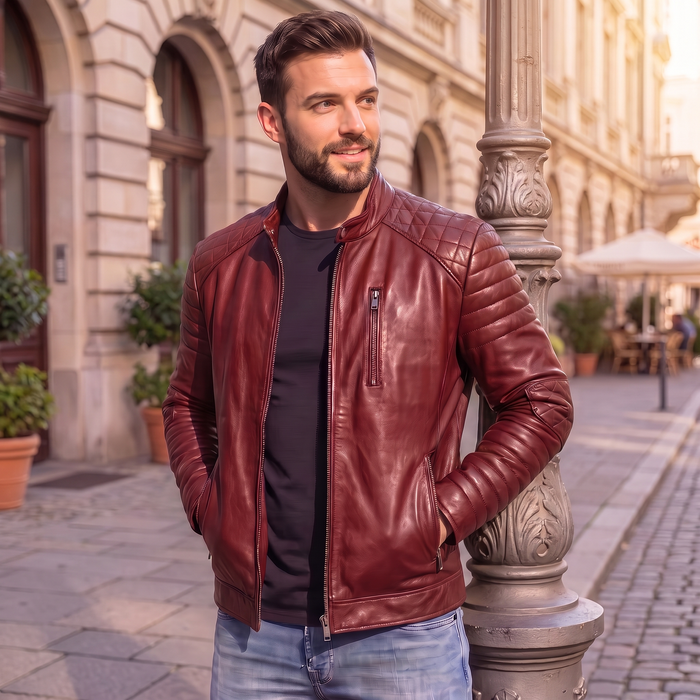 XS / Red / Leather