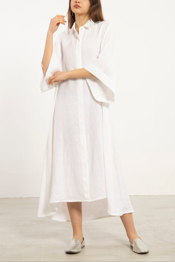 Asfour Linen White Jellaba