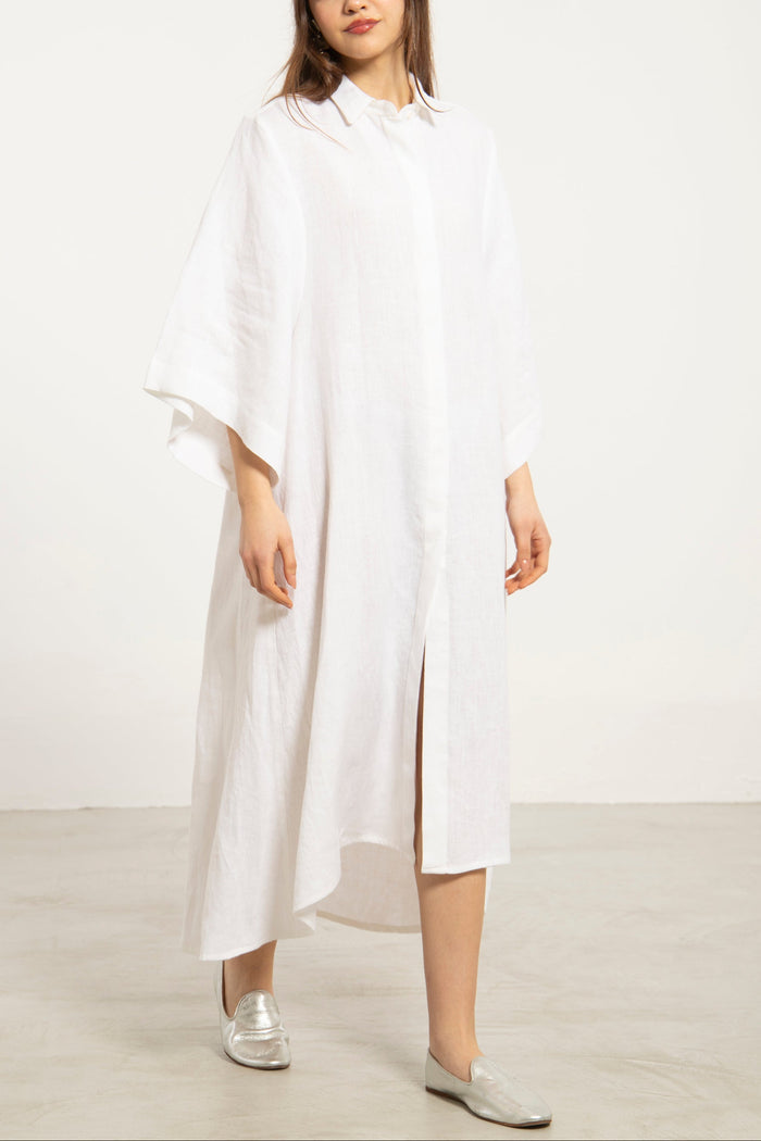 Asfour Linen White Jellaba