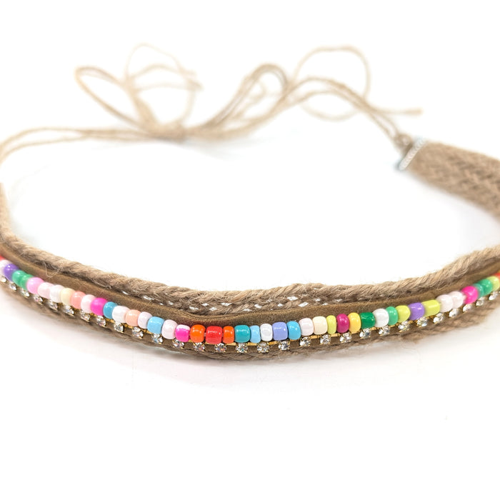 Aurora - Sparkly Band Hat Accessory - Bright Colours