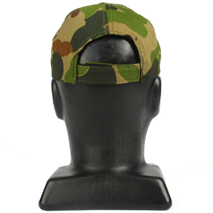 Auscam Camouflage Peaked Cap - Rum Jungle - Caps