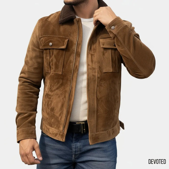 Austin Jacket Nappa Suede
