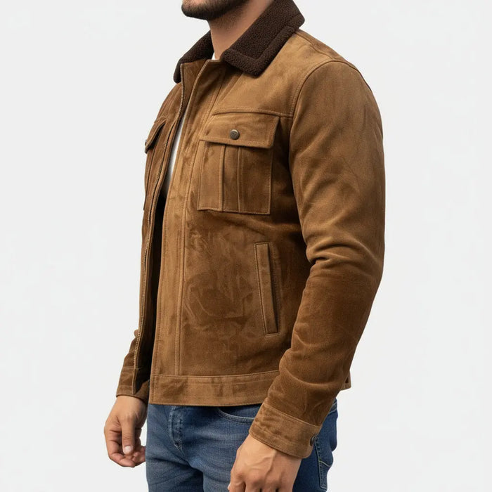Austin Jacket Nappa Suede