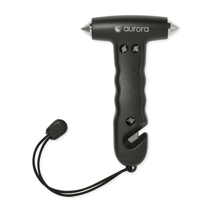 Auto Safety Breakaway Hammer - Black | Custom Branded | Lemon Print