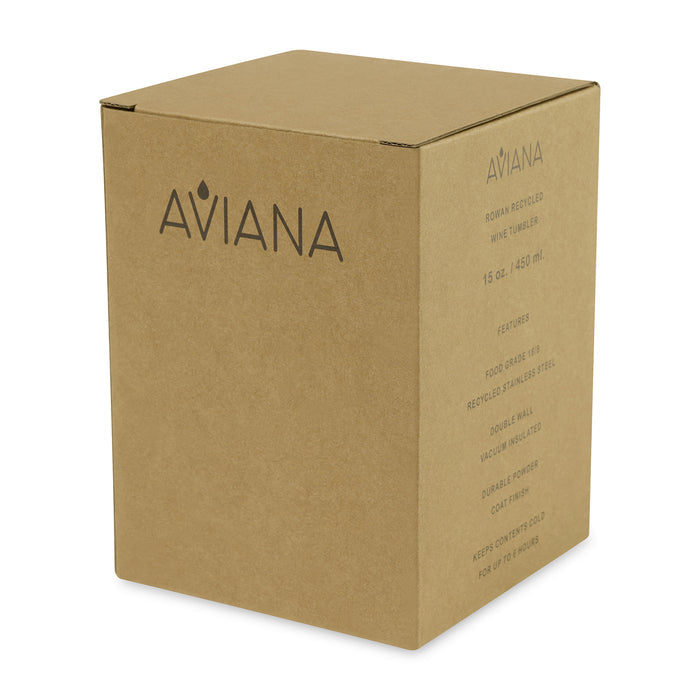 Aviana™ Rowan Recycled Stainless Steel Wine Tumbler - 15 Oz.