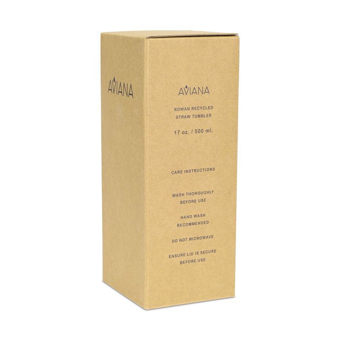 Aviana™ Rowan Recycled Straw Tumbler - 17 Oz.