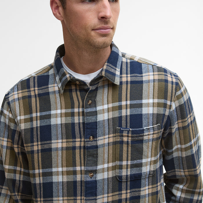 Barbour - Chopford Relaxed Shirt in Navy - Nigel Clare
