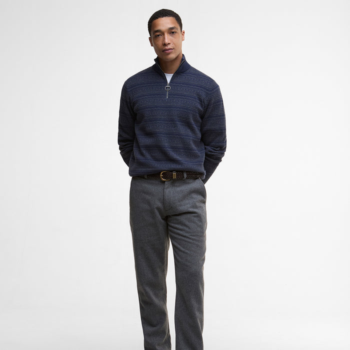 Barbour - Dartfield Half-Zip Jumper in Navy - Nigel Clare