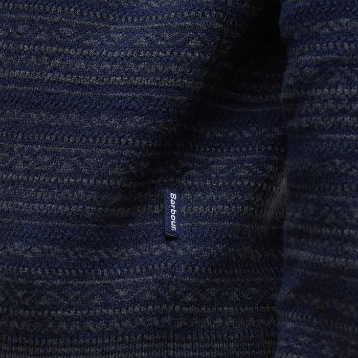 Barbour - Dartfield Half-Zip Jumper in Navy - Nigel Clare