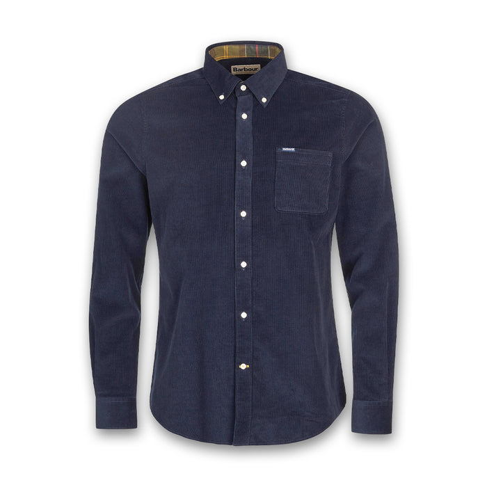 Barbour - Ramsey Cord Tailored Shirt in Navy