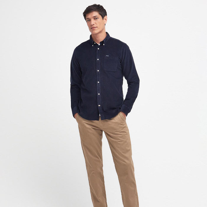 Barbour - Ramsey Cord Tailored Shirt in Navy