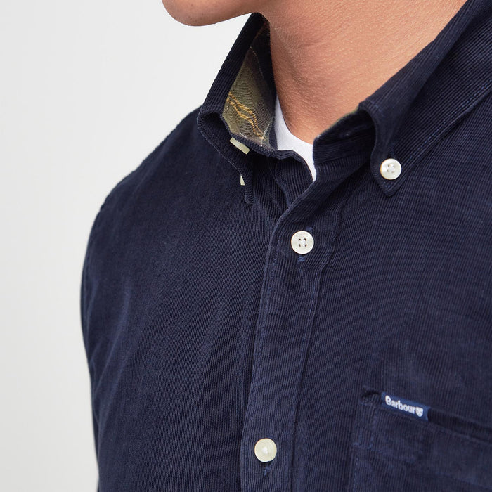 Barbour - Ramsey Cord Tailored Shirt in Navy