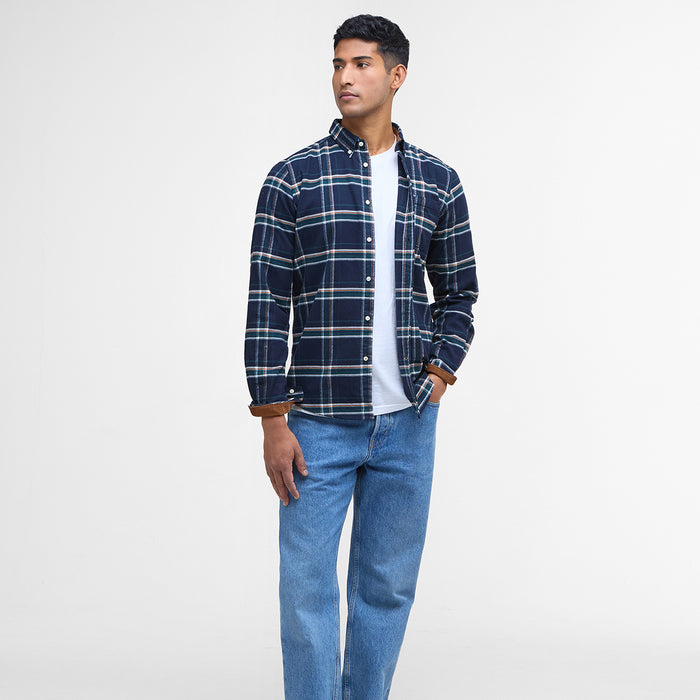 Barbour - Ronan Tailored Shirt in Inky Blue - Nigel Clare