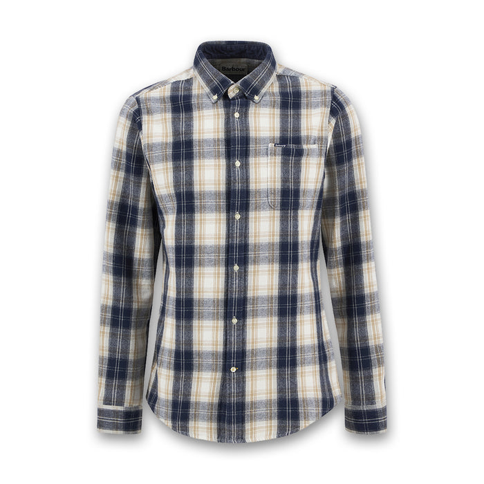Barbour - Sillwith Tailored Shirt in Ecru - Nigel Clare