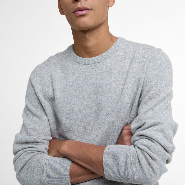 Barbour - Waterbury Crew Neck Jumper in Mist - Nigel Clare