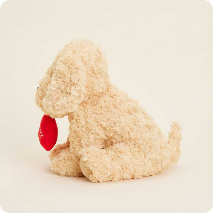 Microwavable Be Mine Golden Dog Heating Pad Warmies