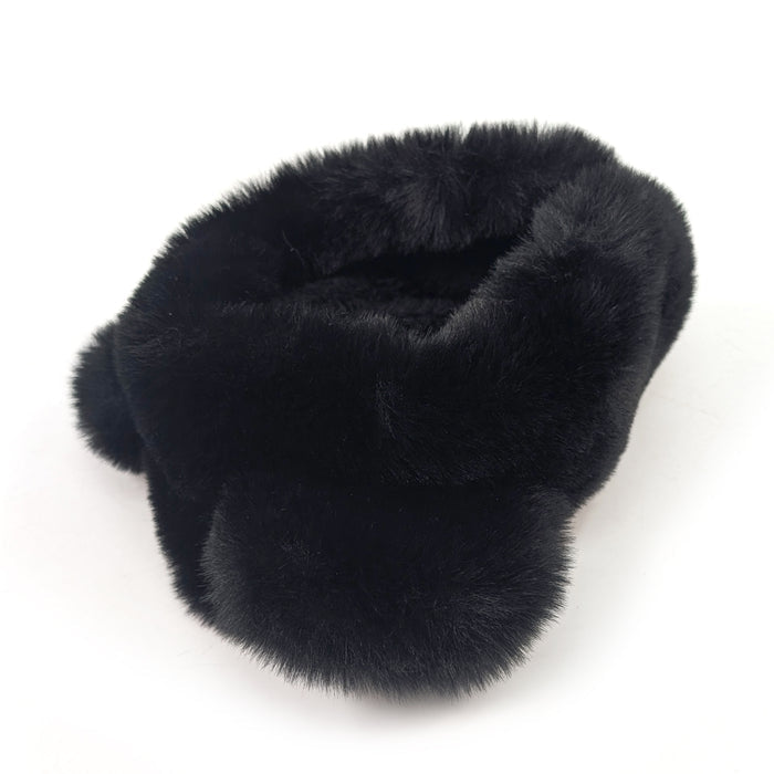 Bear Ear Head Band/Muffs - Black