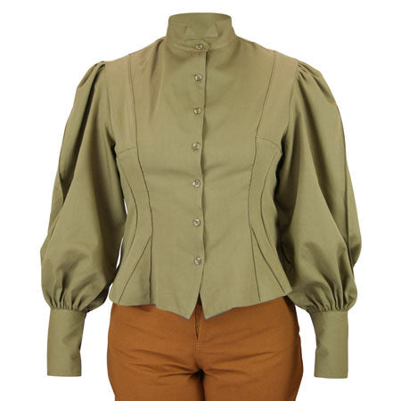 Bella Blouse - British Khaki