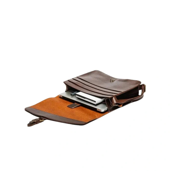 Belmont Messenger 2.0 – Vegetable-Tanned Full-Grain Leather