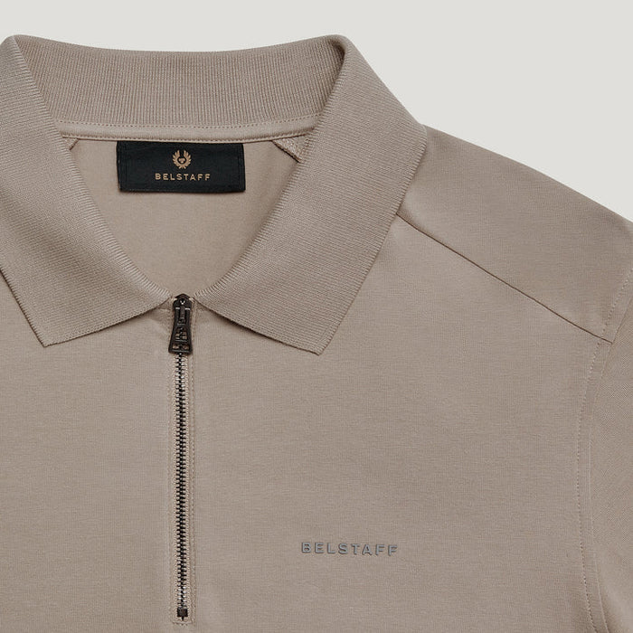 Belstaff - Alloy Polo in Dark Sand - Nigel Clare