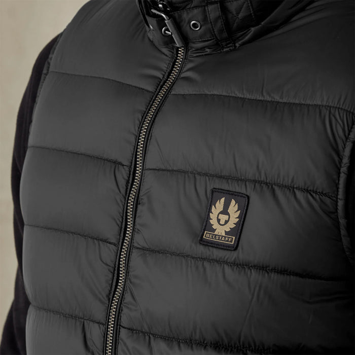 Belstaff - Circuit Down Gilet in Black - Nigel Clare
