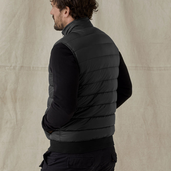 Belstaff - Circuit Down Gilet in Black - Nigel Clare