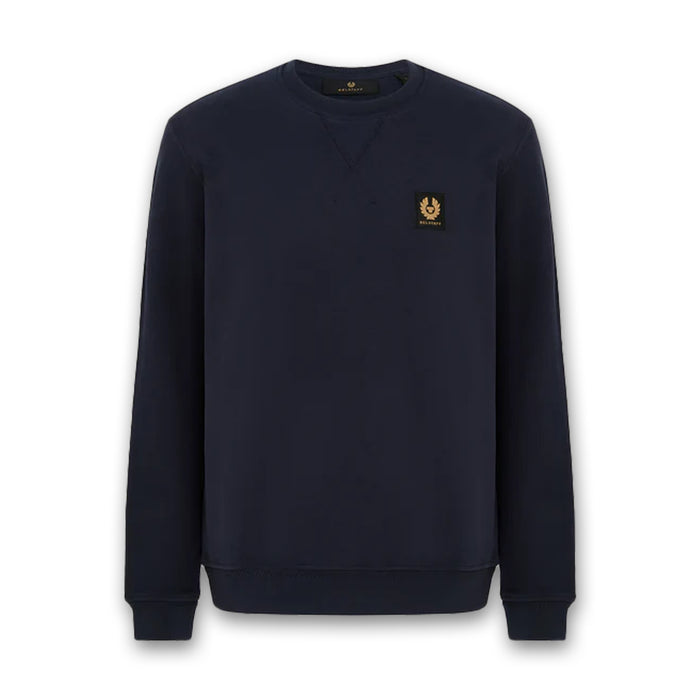 Belstaff - Cotton Sweatshirt in Dark Ink - Nigel Clare