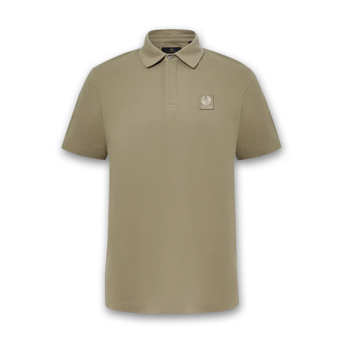 Belstaff - Curator Polo in Fatigue Green - Nigel Clare