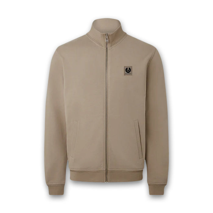 Belstaff - Full Zip Sweatshirt in Dark Sand - Nigel Clare