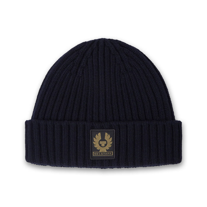Belstaff - Watch Wool/Cashmere Beanie in Dark Ink