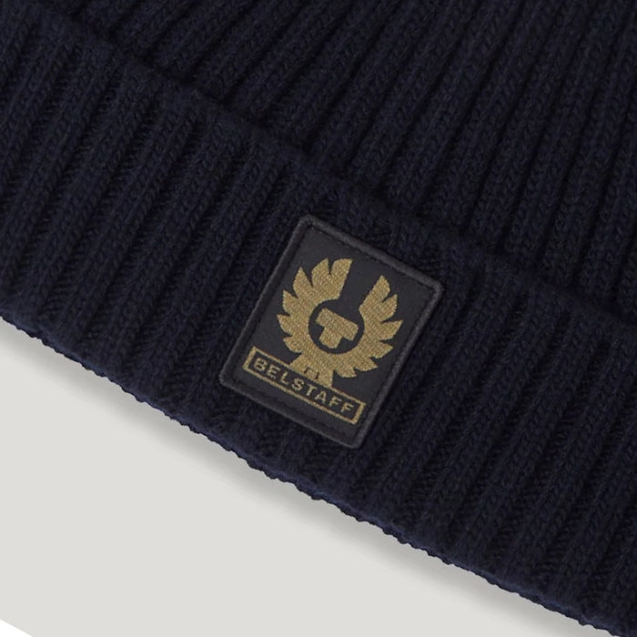 Belstaff - Watch Wool/Cashmere Beanie in Dark Ink