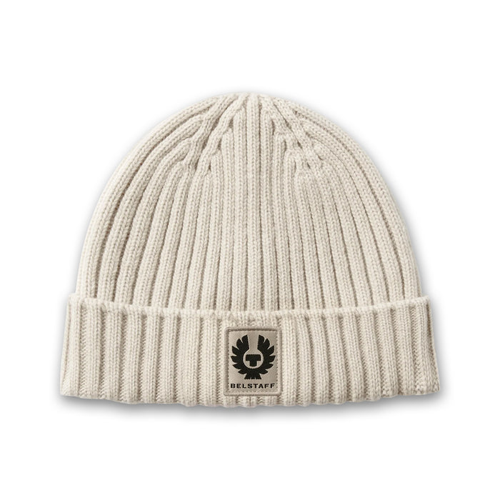 Belstaff - Watch Wool/Cashmere Beanie in Pale Stone