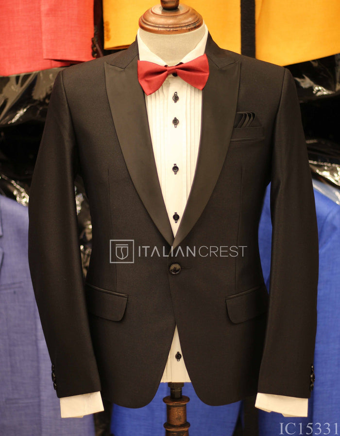 Black 2-Piece Tuxedo Suit