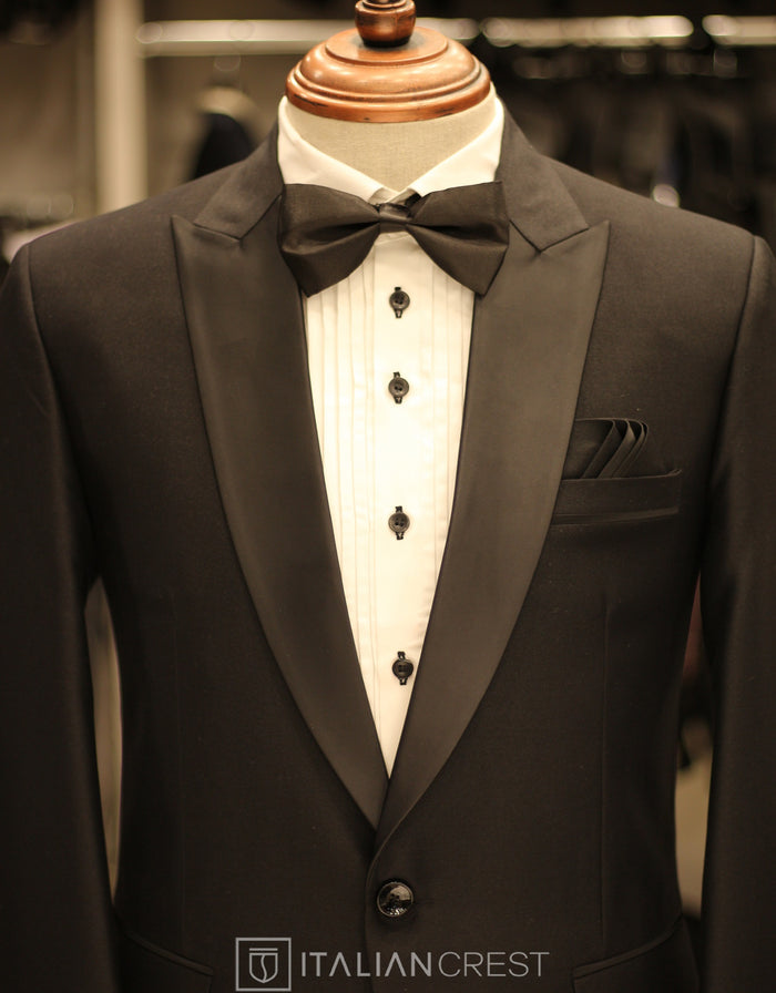 Black 2-Piece Tuxedo Suit