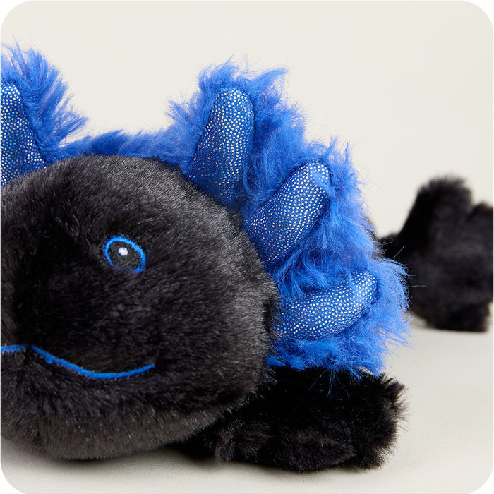 Cute Weighted Lavender Scented Black Axolotl Plush Stuffed Animal Heating Pad Warmies Junior
