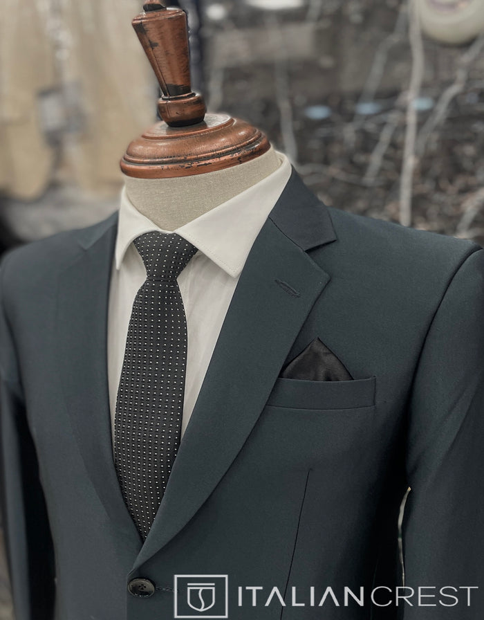 Blue Single Breasted Suit