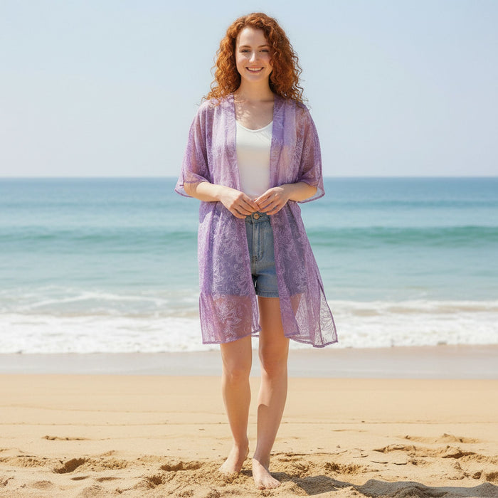 Blush Baroque Cover Up/Kaftan (90x90cm) - Exclusive Design